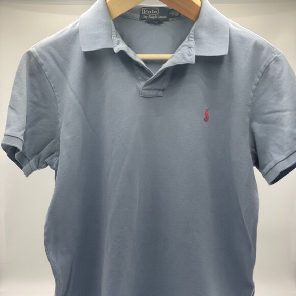 Polo Ralph Lauren Men's Blue with Salmon Logo, Large - Picture 1 of 2